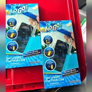 2 set H2O GO! Waterproof Phone Cases